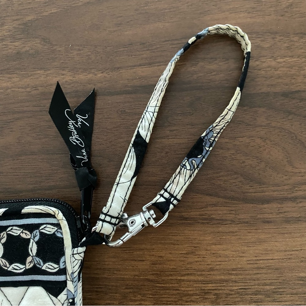 Vera Bradley Camellia Pattern Wristlet - Picture 5 of 11